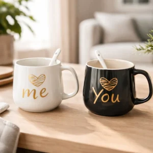 Juego de Tazas de pareja You and Me